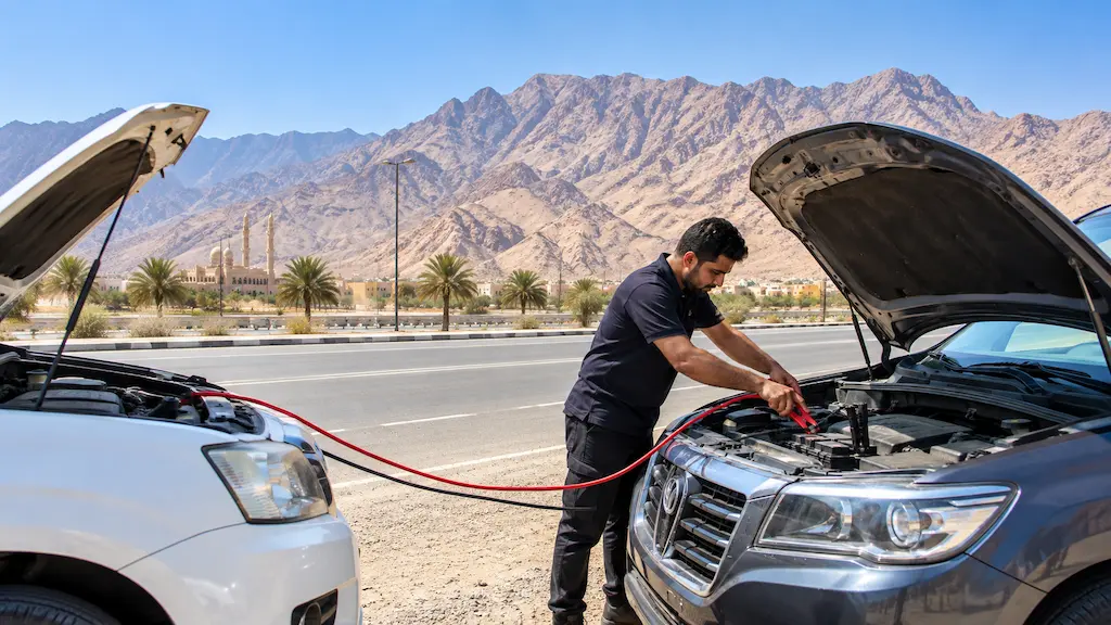Dead Battery in Ras Al Khaimah jump start service